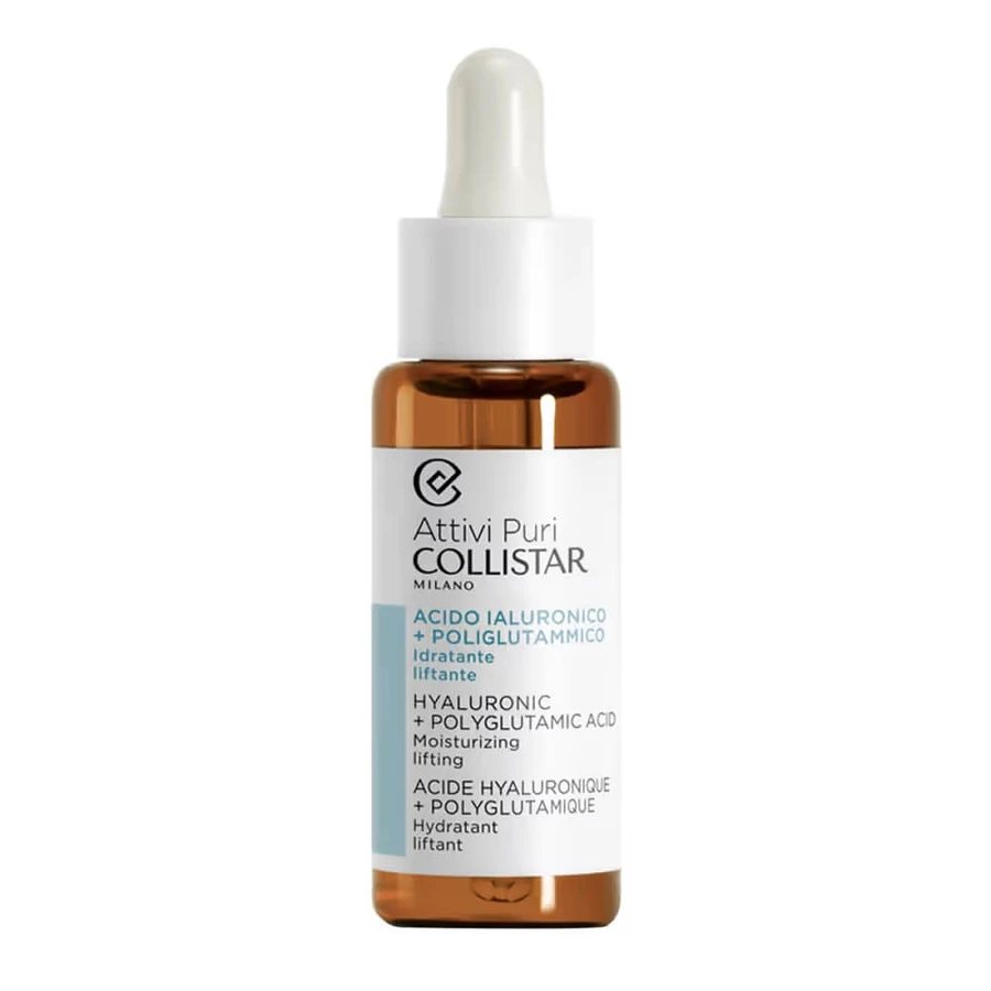 Collistar Attivi Puri Hyaluronic + Polyglutamic Lifting Face Serum with Hyaluronic Acid and Polyglutamic Acid, 30ml