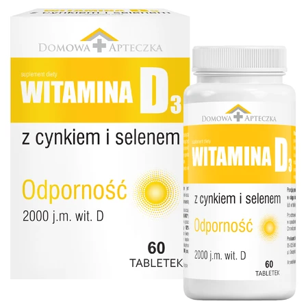 Vitamin D3 mit Zink und Selen, 60 Tabletten + Chelat-Magnesium + Vitamin B6, 60 Tabletten gratis