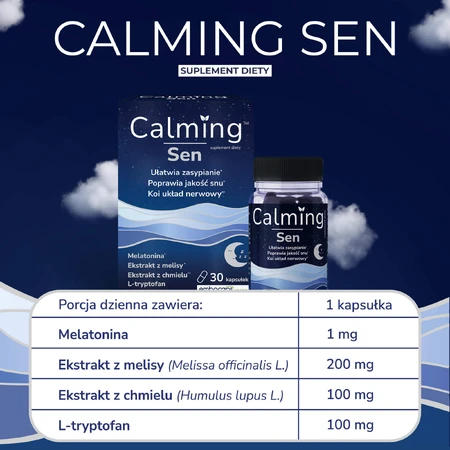Calming Sleep, 30 capsules + magnesium in chelaatvorm + vitamine B6, 60 tabletten gratis
