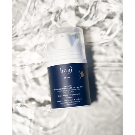 Hagi Men Ahoj Kapitan Set, Gesichtsreinigungsgel, 200 ml + feuchtigkeitsspendendes Gesichtscreme-Gel, 50 ml