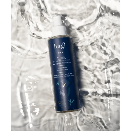 Hagi Men Ahoj Kapitan Set, Gesichtsreinigungsgel, 200 ml + feuchtigkeitsspendendes Gesichtscreme-Gel, 50 ml