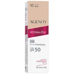 Agenity Hydra-Ox, BB cream hidratante, SPF 50, 10 beige claro, 30 ml + gel micelar limpiador, 40 ml de regalo