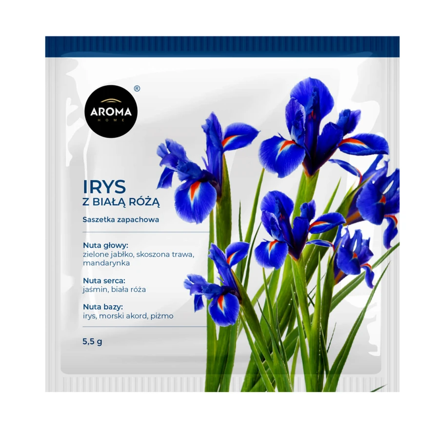 Aroma Home, geurzakje, iris met witte roos, 5.5 g