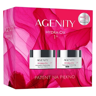 Set Agenity 1º Hydra-Ox 2025, antioxidant day moisturizer, SPF 20, 50 ml + restorative night moisturizer, 50 ml