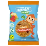 Frank&Oli For Kids, Weichkeks, Mandelmus, Banane und Erdbeere, 35 g