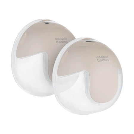 Canpol Babies SmartSense, extractor de leche de concha inteligente, doble