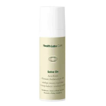 Health Labs Solve On Acne, crema con ácido azelaico 10%, 30 ml