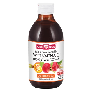 Polska Róża Vitamin C 100% Fruchtsaft, Hagebuttensaft, 250 ml
