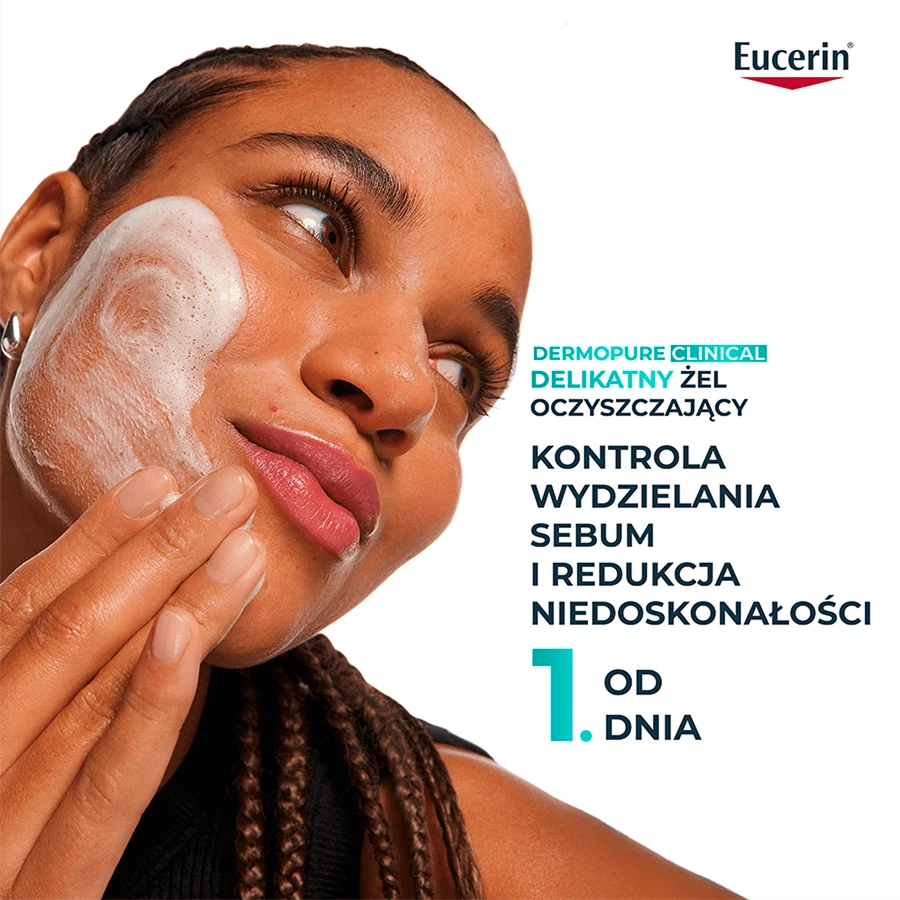 Eucerin DermoPure Clinical, reinigingsgel voor gezicht en lichaam, 400 ml