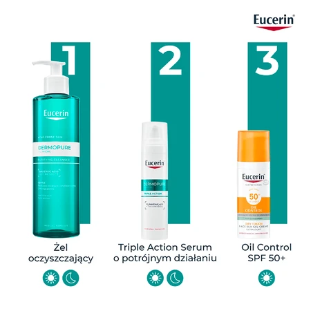 Eucerin DermoPure Clinical, reinigingsgel voor gezicht en lichaam, 400 ml