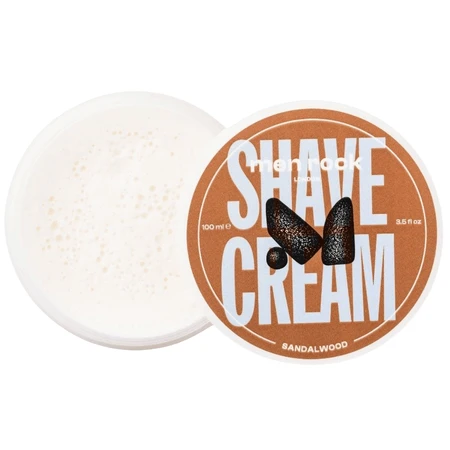 Men Rock Shave Cream, shaving cream, sandalwood, 100 g