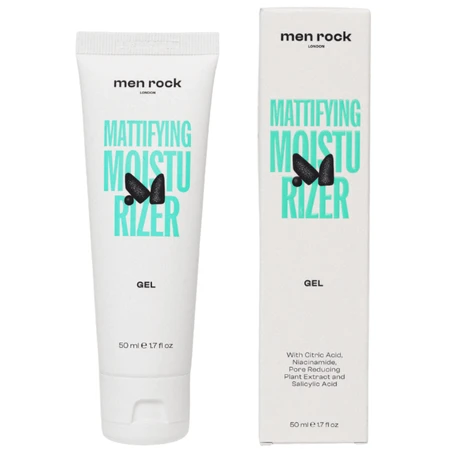 Gel hydratant matifiant Men Rock, Gel hydratant matifiant, 50 ml