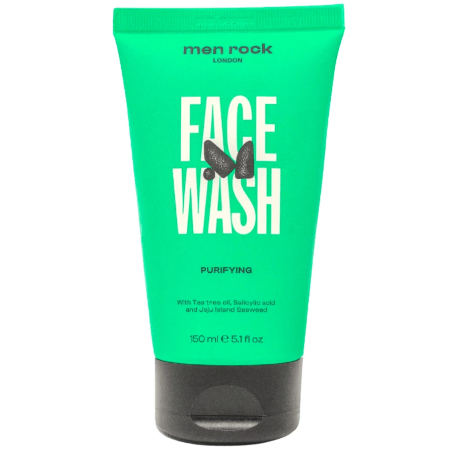 Men Rock Face Wash, gel facial purificante, 150 ml