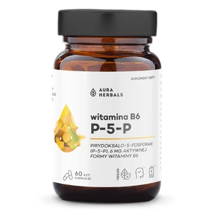 Aura Herbals Vitamine B6 P-5-P 6 mg, 60 capsules
