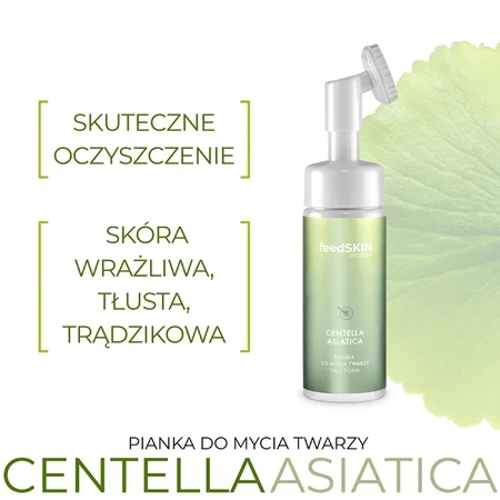 Sylveco FeedSkin Centella Asiatica, gezichtsreinigingsschuim met Aziatische wakrot, 150 ml