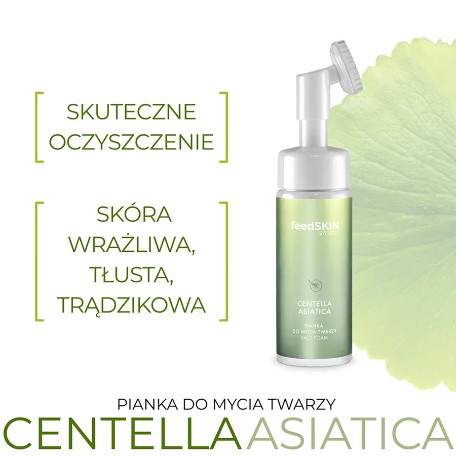 Sylveco FeedSkin Centella Asiatica, gezichtsreinigingsschuim met Aziatische wakrot, 150 ml