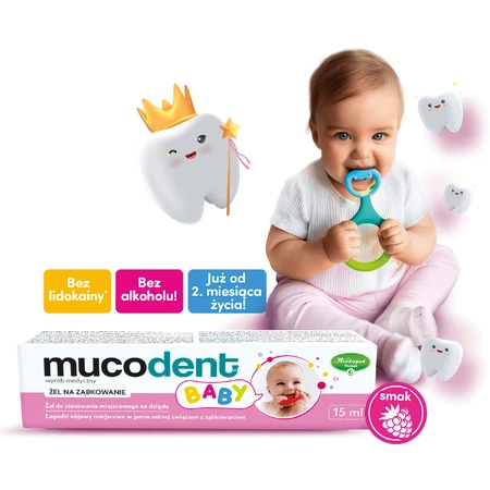Mucodent Baby, Zahnungsgel, 15 ml