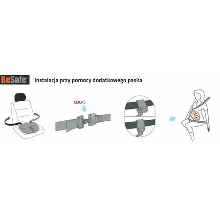 BeSafe, adaptateur iZi fix pour ceintures de sécurité pour femmes enceintes, 1 pc