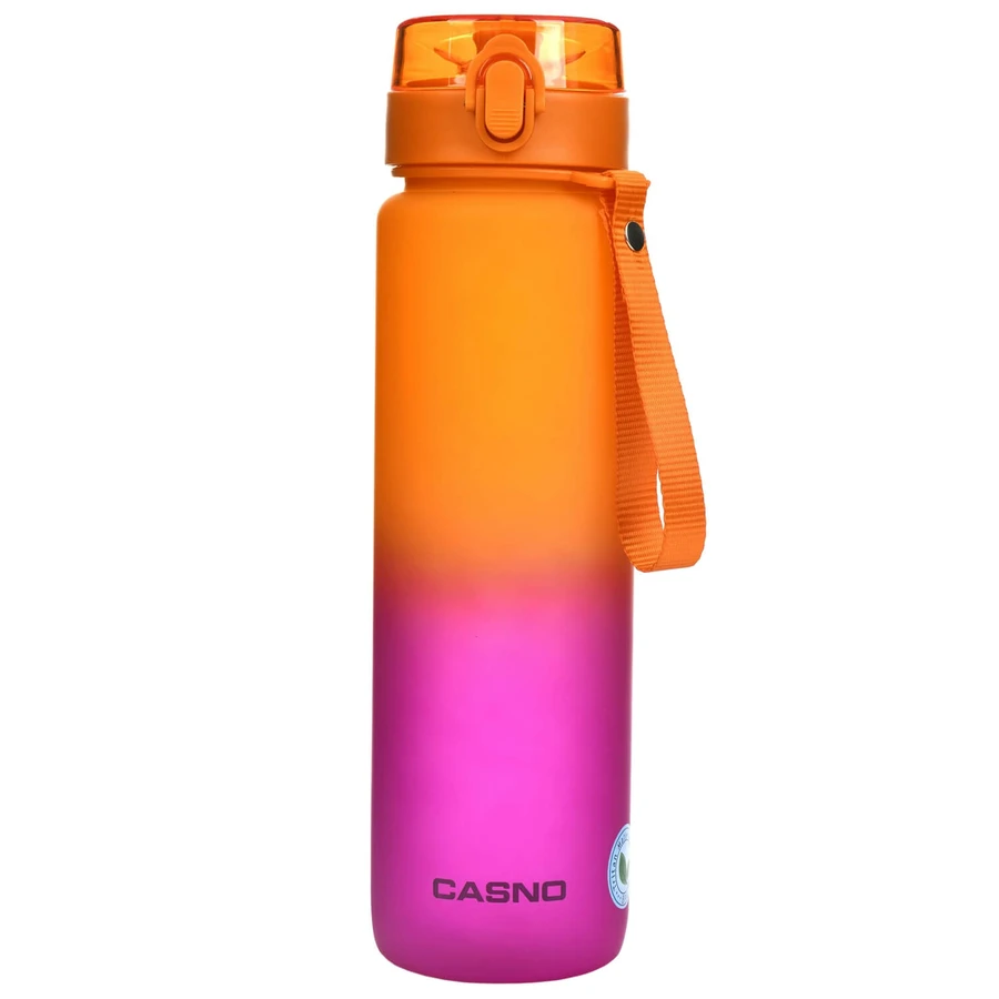 Casno, Missouri Tritan Flasche mit Mundstück, orange und rosa, 1050 ml