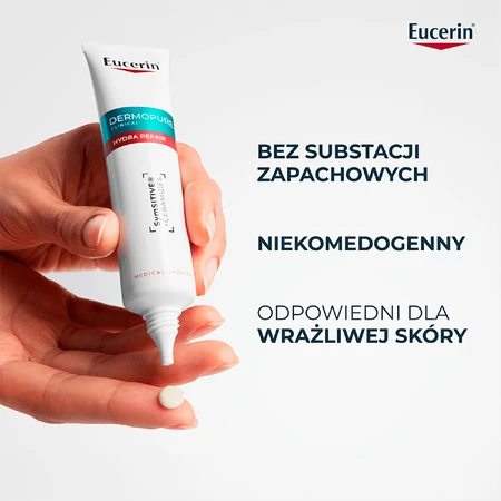 Eucerin DermoPure Clinical Hydra Repair, verzachtende crème voor de acnegevoelige huid, 40 ml