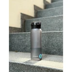 Casno, Colorado Tritanflasche mit Strohhalm, grau 600 ml