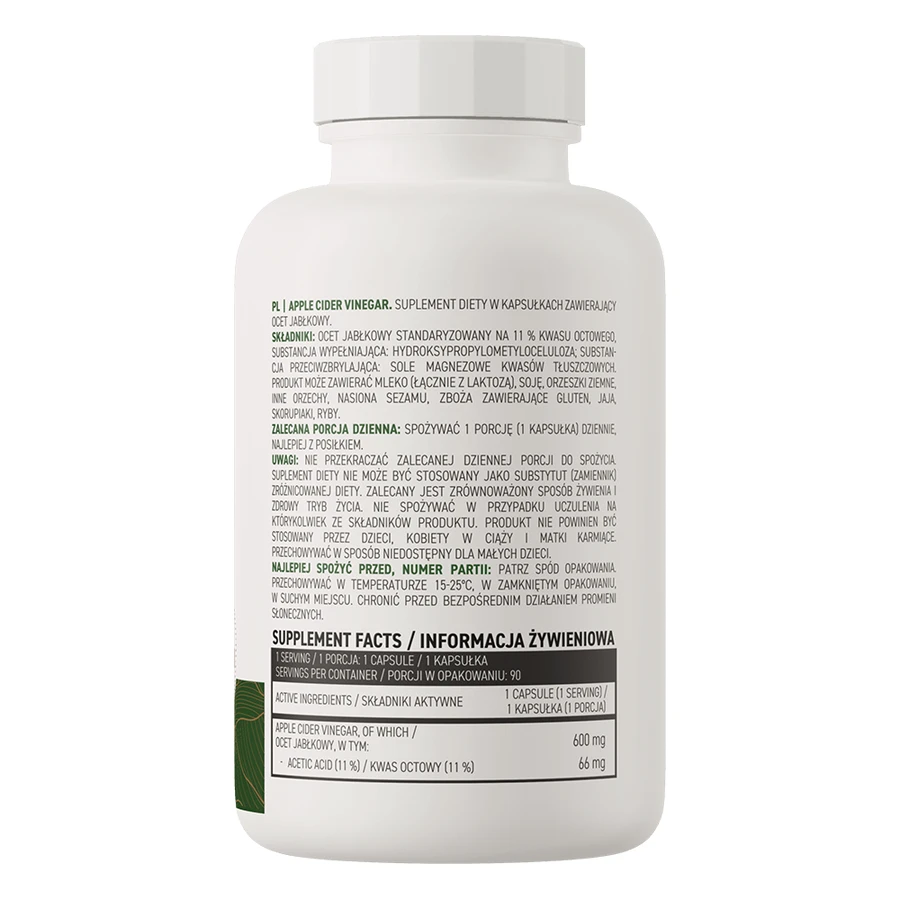 OstroVit Apple Cider Vinegar VEGE, apple cider vinegar, 90 capsules