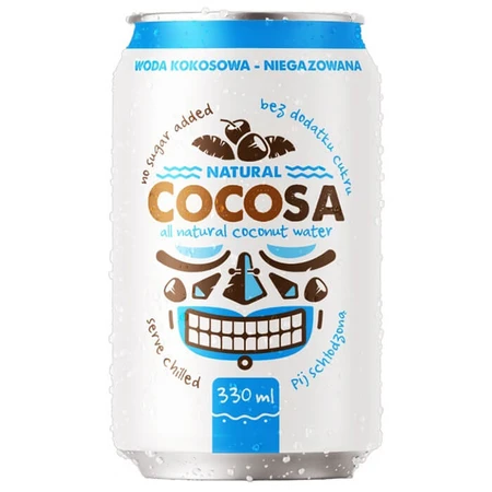 Diät-Nahrungsmittel Cocosa Natural Water, Kokosnusswasser, still, 330 ml