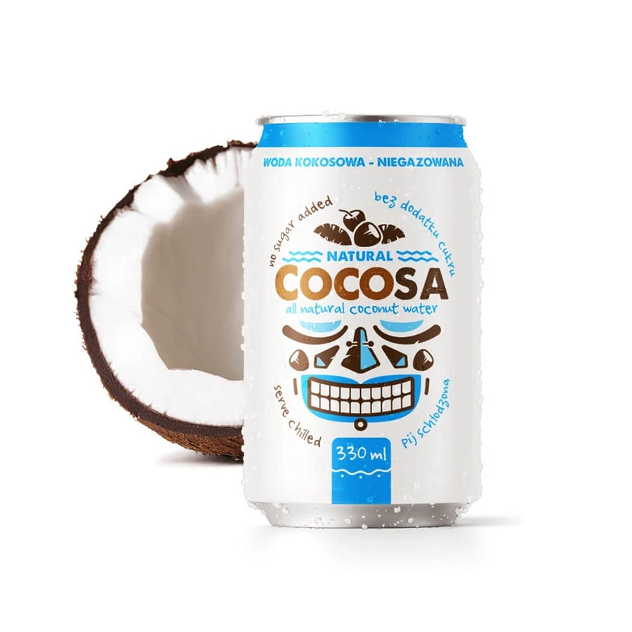 Diät-Nahrungsmittel Cocosa Natural Water, Kokosnusswasser, still, 330 ml