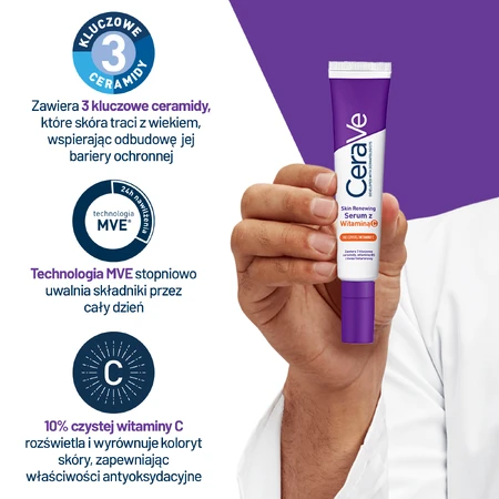 CeraVe Skin Renewing, Serum mit Vitamin C, 30 ml