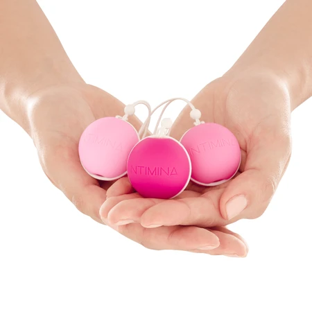 Intimina Laselle, pelvic floor muscle training weight set, 3 pieces
