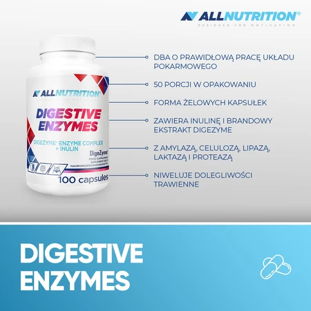 Allnutrition Digestive Enzymes, 100 capsules