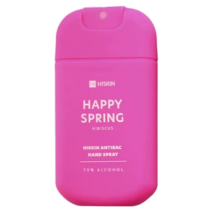 HiSkin Happy Spring, spray désinfectant pour les mains, hibiscus, 30 ml