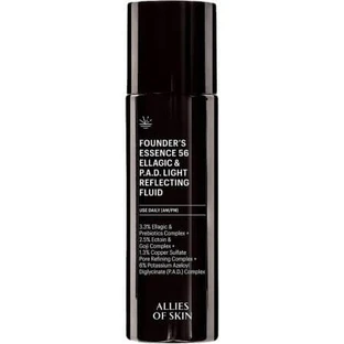 Founder's Essence 56 Ellagic and P.A.D. Light Reflecting Fluid Brightening Essence with Ellagic Acid, 100 ml, Allies Of Skin