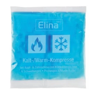 Compress with thermal gel for cold-hot therapy, 15 cm x 15 cm, 1 piece, Elina Med