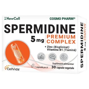Spermidine, 5 mg, 30 vegetarian capsules, Cosmo Pharm