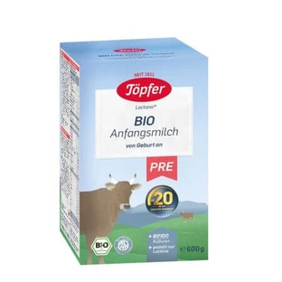 Bio-Milchpulver 0 Monate+ Pre Lactana, 600 g, Topfer