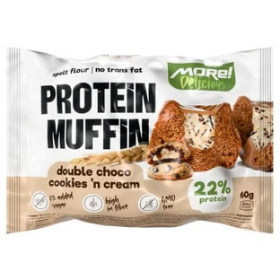 Brioche protéinée avec crème biscuitée et crème fouettée, 60 g, MHN Sport