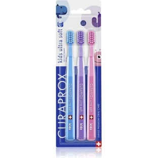 Kids Kids Ultra Soft Toothbrush Set, 3 pieces, Curaprox