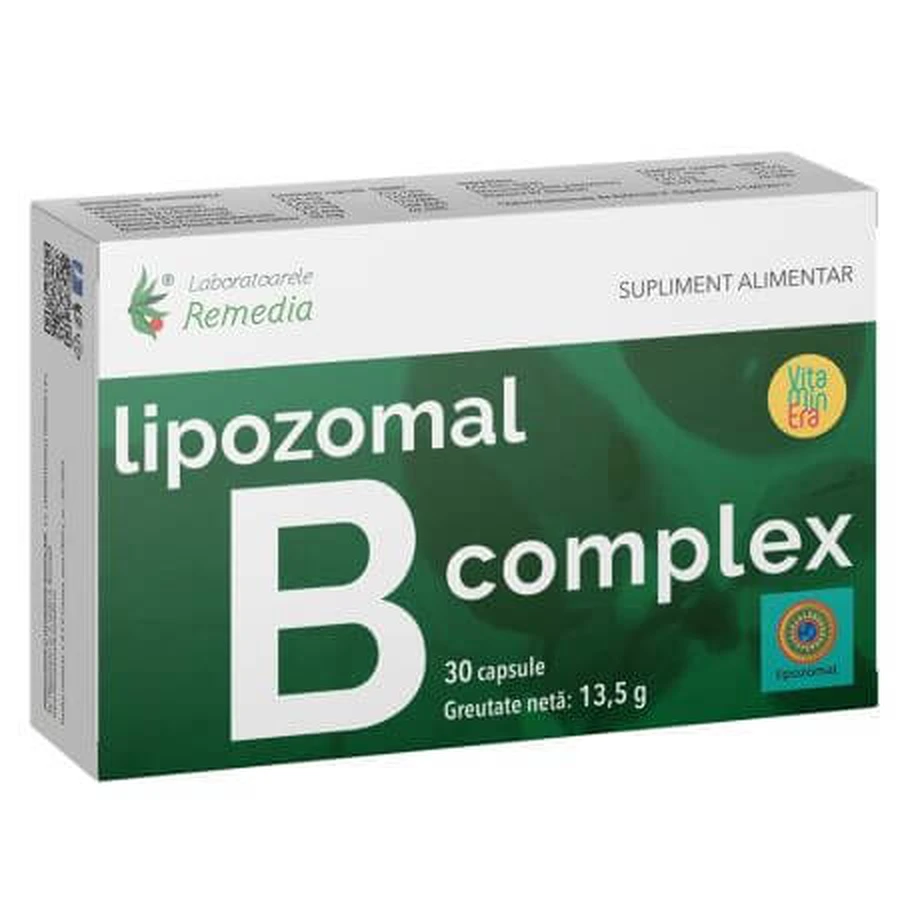 B-complex Lipozomal, 30 capsules, Remedia