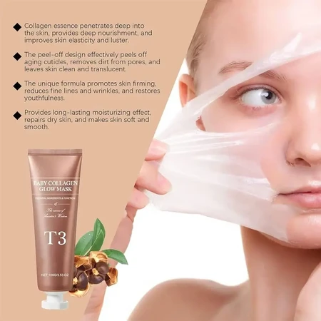 T3 Baby Collagen Glow Mask, 70 ml, Pestlo: ceny i cechy