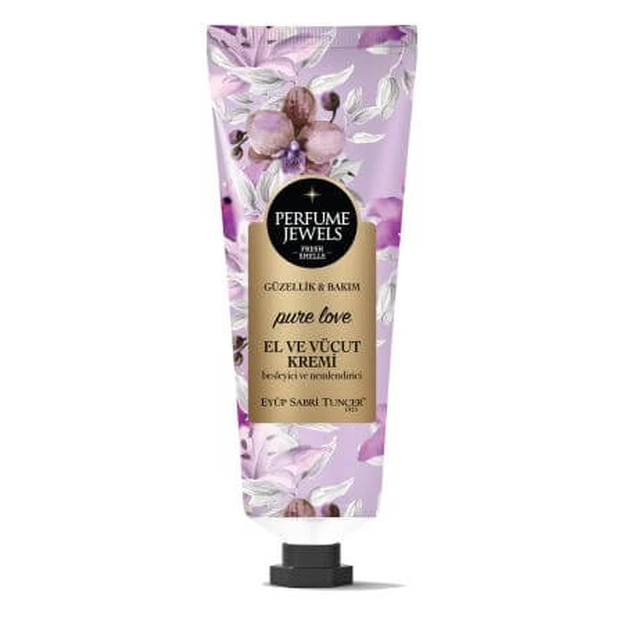 Crema de manos y cuerpo Pure Love Perfume Jewels, 50 ml, Eyup Sabri Tuncer