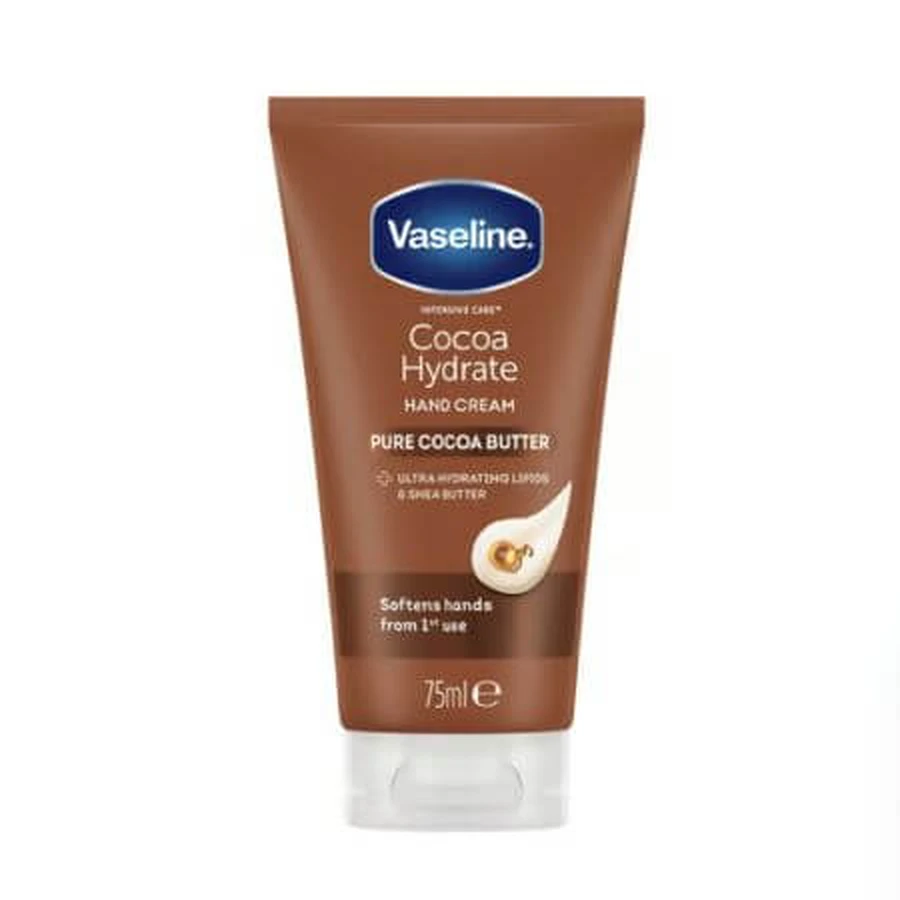 Hand moisturiser Cocoa Hydrate Intensive Care Vaseline Hand Moisturiser, 75 ml, Unilever