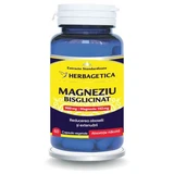 Magnesium Bisglycinate, 60 vegetarian capsules, Herbagetica