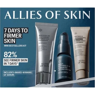 Set gel de curatare hidratant 25ml + ser de fata 7ml + crema de fata hidratanta 12ml 7 Days to Firmer Skin, Allies Of Skin