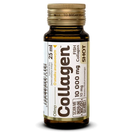 Olimp Collagen Shot, aromă de ananas, 9 x 25 ml