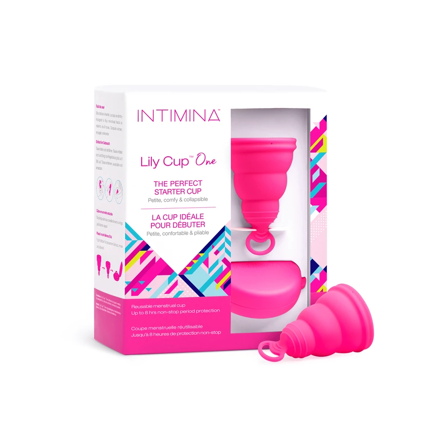 Intimina Lily Cup One, Menstruationstasse für Anfängerinnen, Universalgröße, 1 Stück