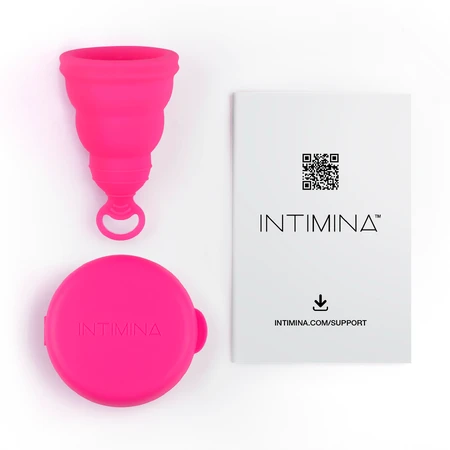 Intimina Lily Cup One, Menstruationstasse für Anfängerinnen, Universalgröße, 1 Stück