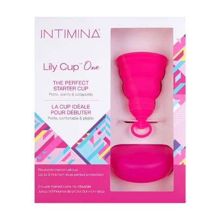 Intimina Lily Cup One, Menstruationstasse für Anfängerinnen, Universalgröße, 1 Stück