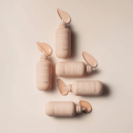 Paese Puff Cloud, satin face foundation with blur effect, 02 Nude, SPF 20, 37 ml.