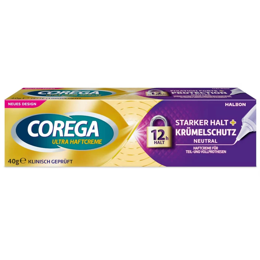 Corega, denture fixing cream, neutral, 40 g